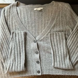 relaxed cardigan sweater